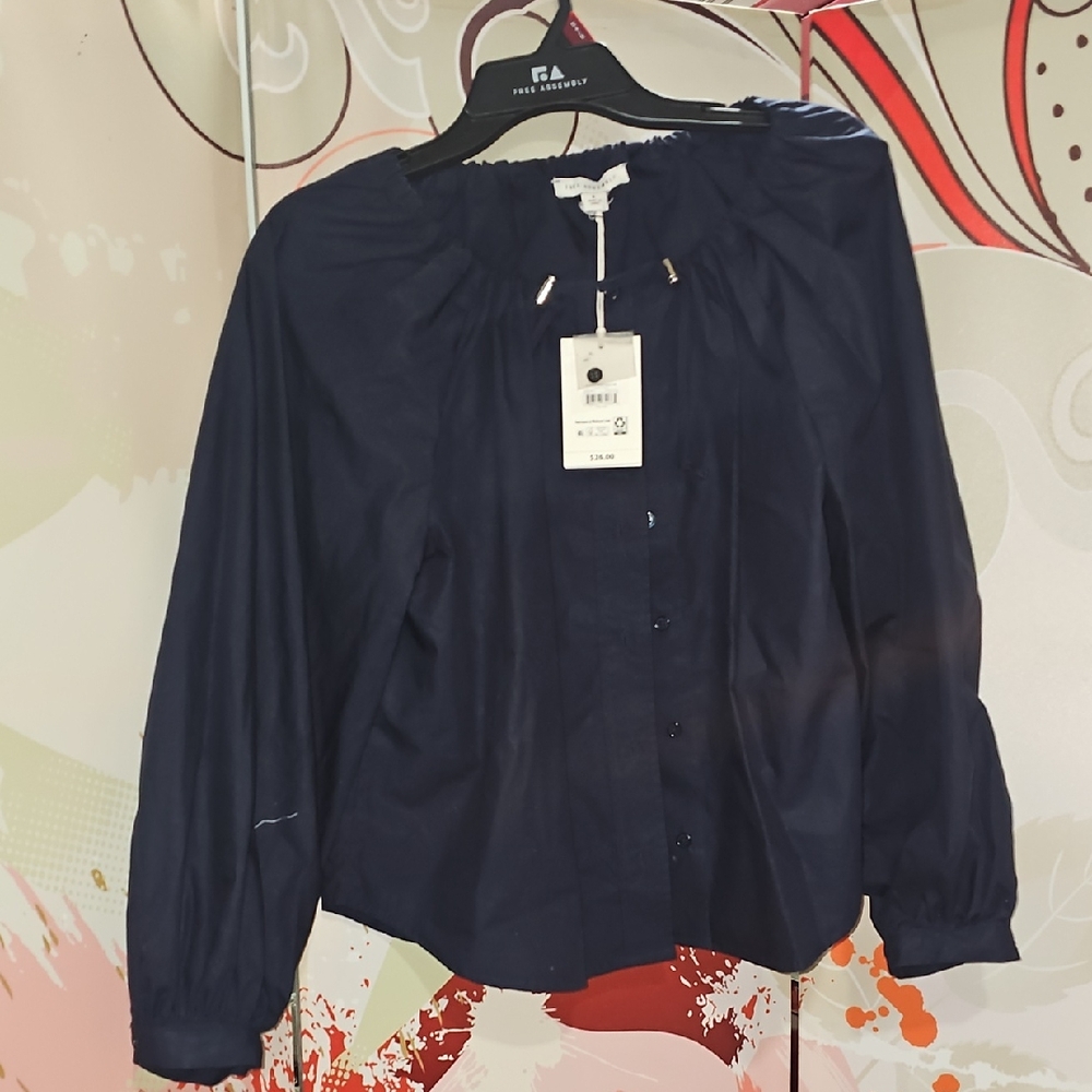 Navy Blue Women's Top